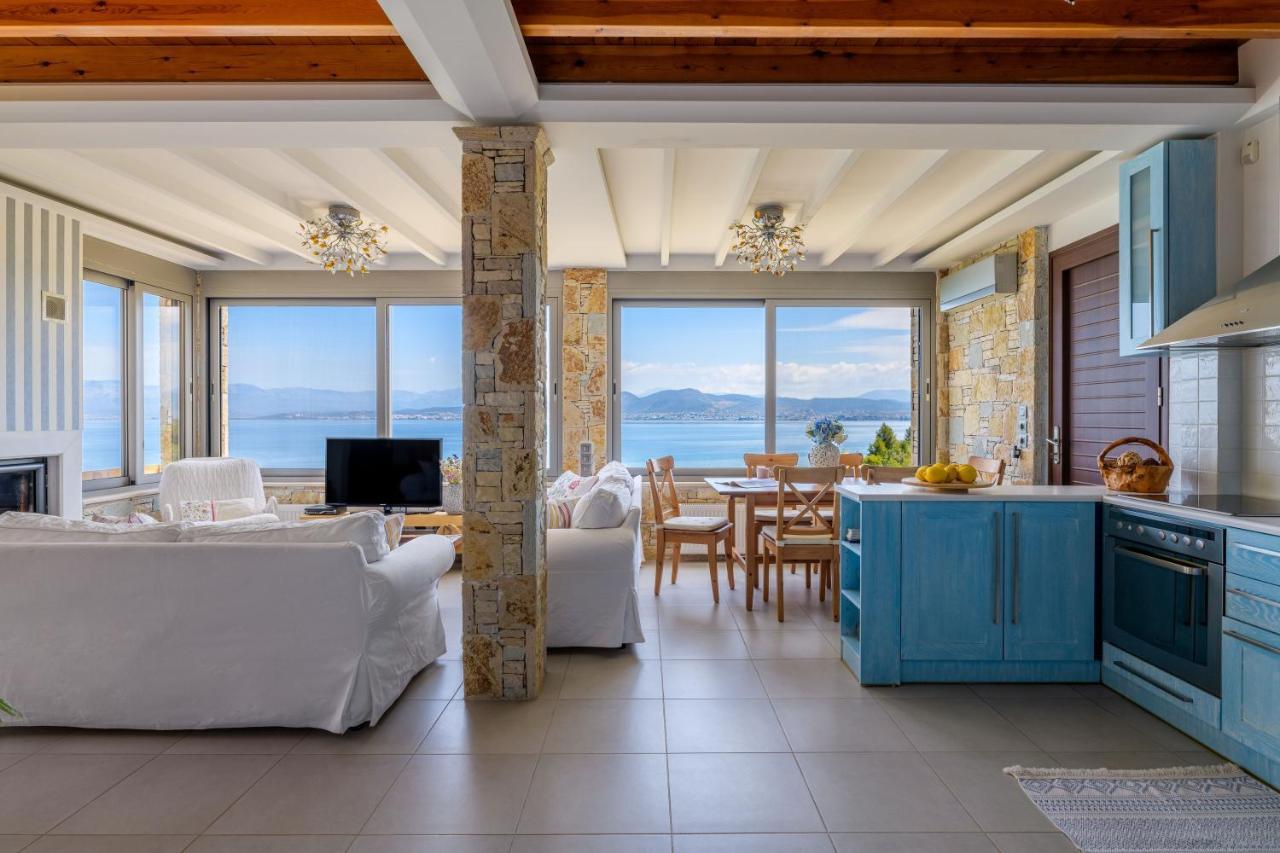 Crystal Beach Villa Chalkida Exterior foto