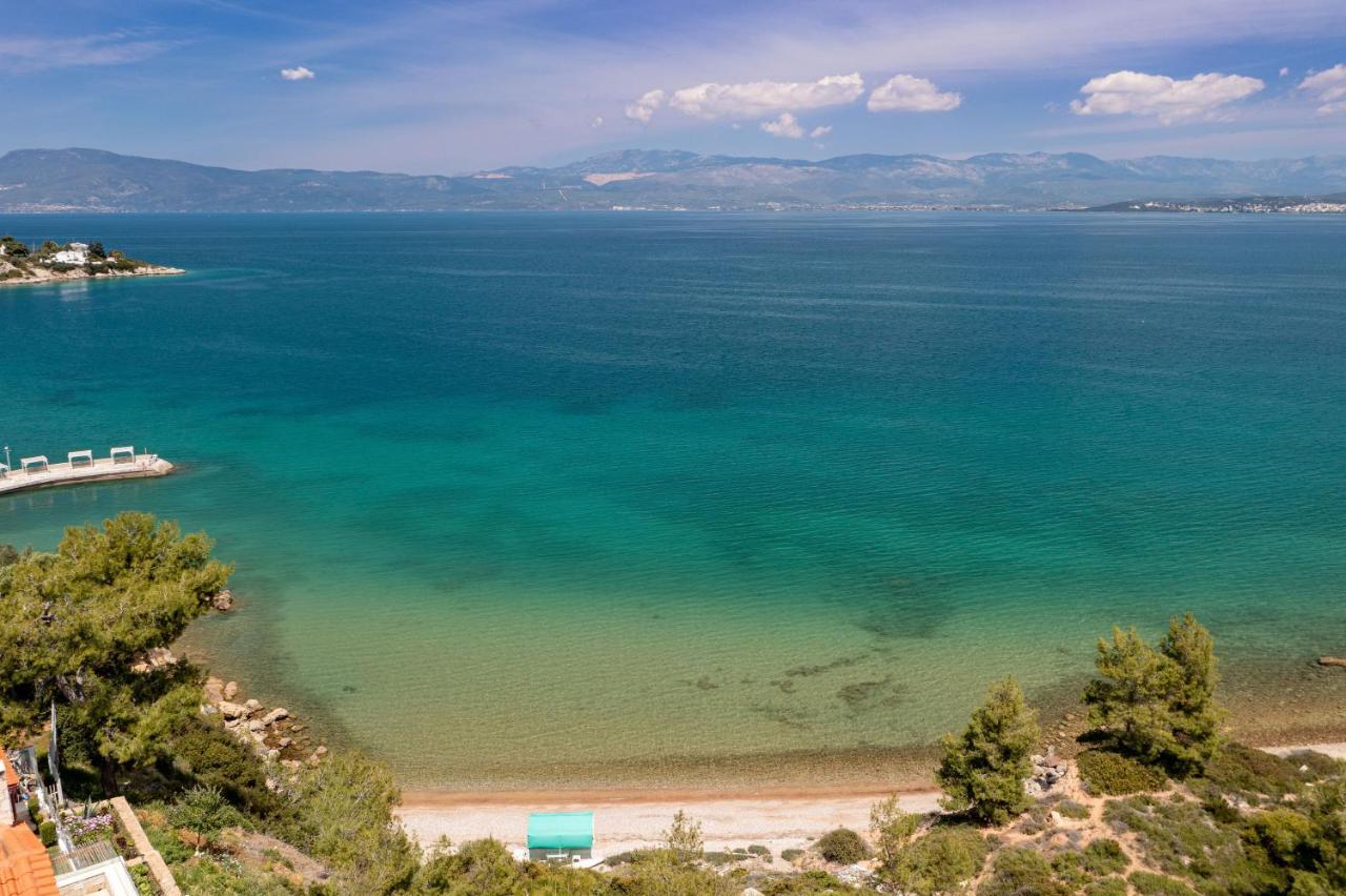 Crystal Beach Villa Chalkida Exterior foto