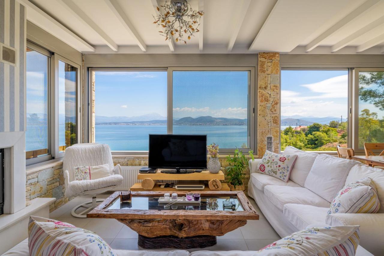 Crystal Beach Villa Chalkida Exterior foto
