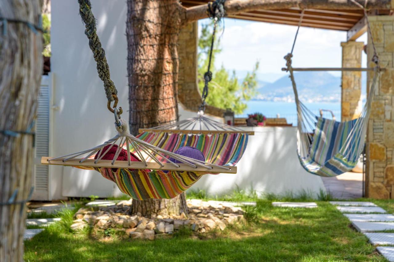 Crystal Beach Villa Chalkida Exterior foto