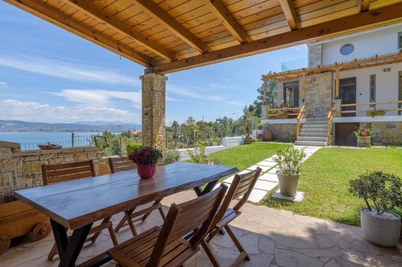 Crystal Beach Villa Chalkida Exterior foto