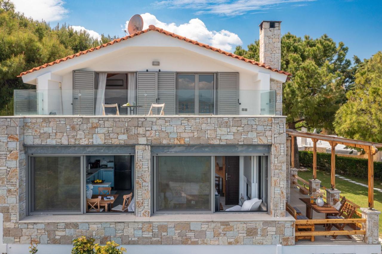 Crystal Beach Villa Chalkida Exterior foto