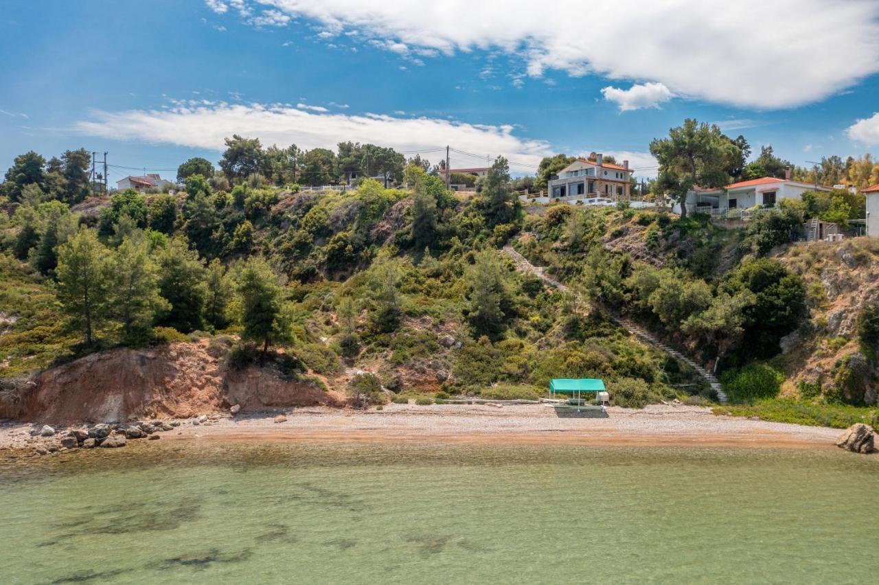 Crystal Beach Villa Chalkida Exterior foto