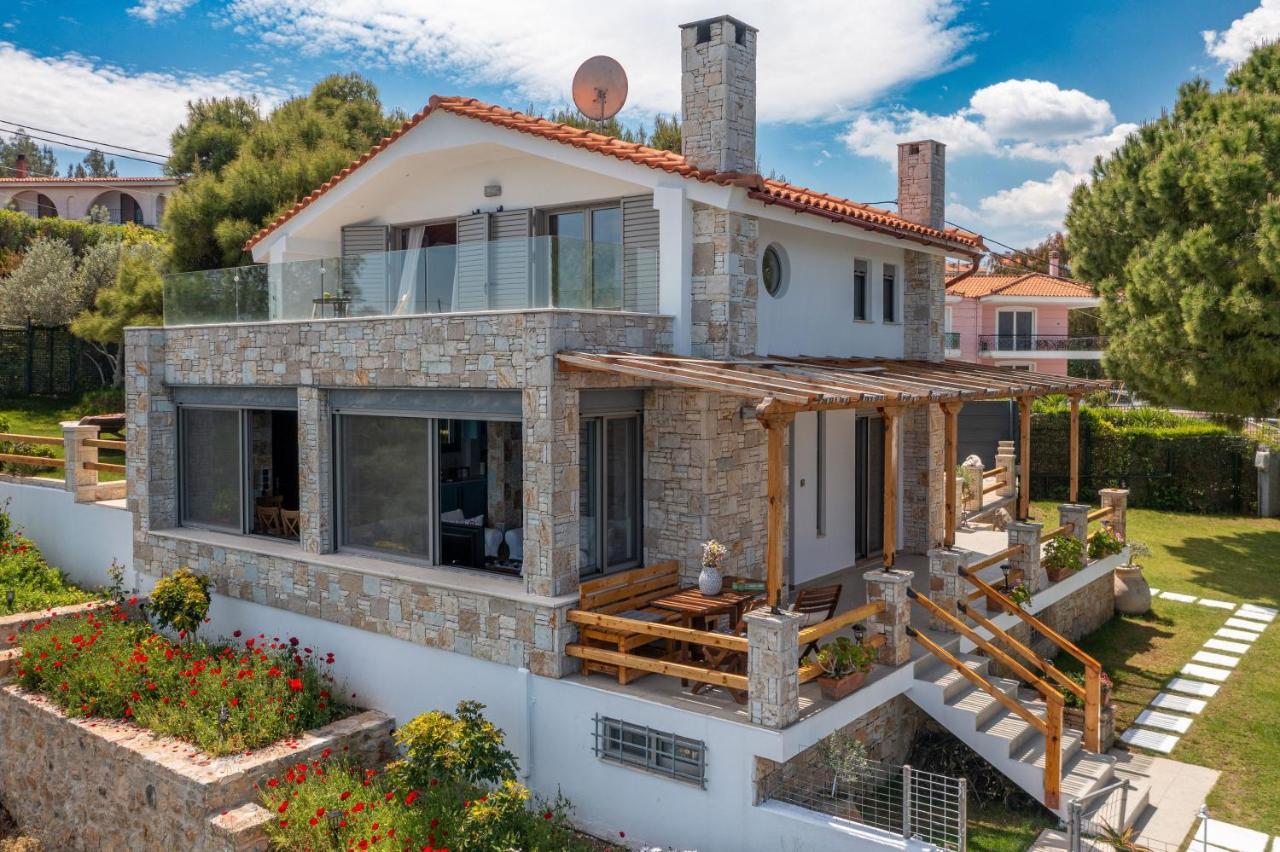 Crystal Beach Villa Chalkida Exterior foto