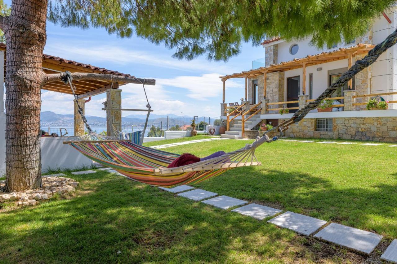 Crystal Beach Villa Chalkida Exterior foto