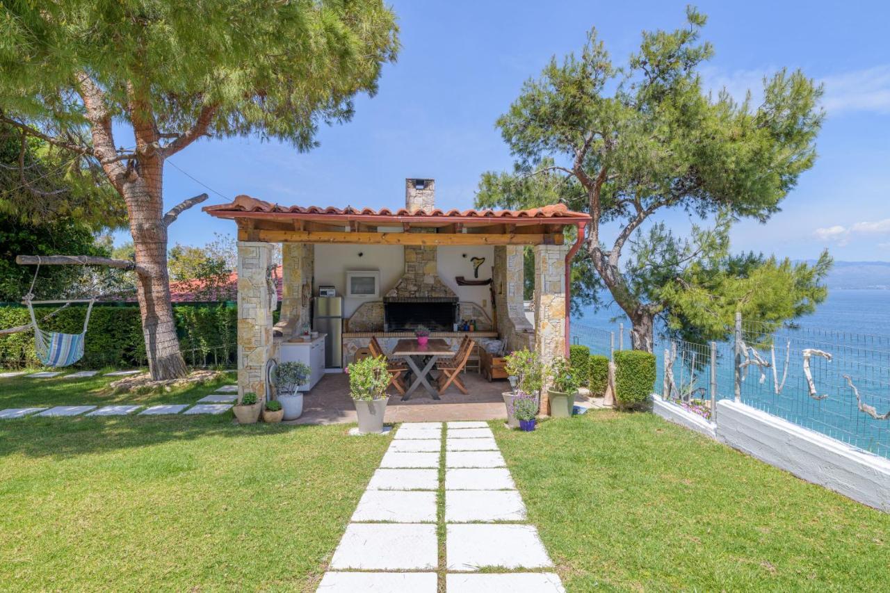 Crystal Beach Villa Chalkida Exterior foto