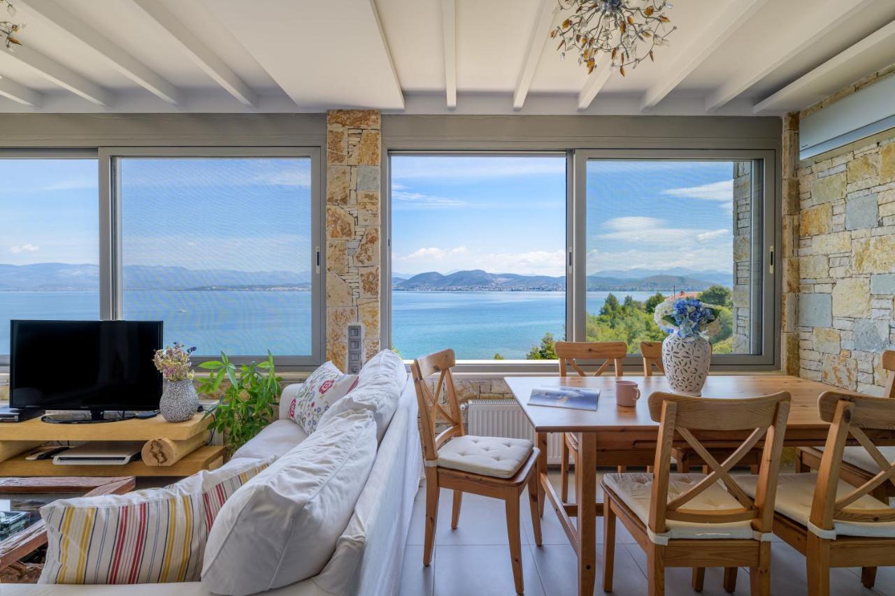 Crystal Beach Villa Chalkida Exterior foto