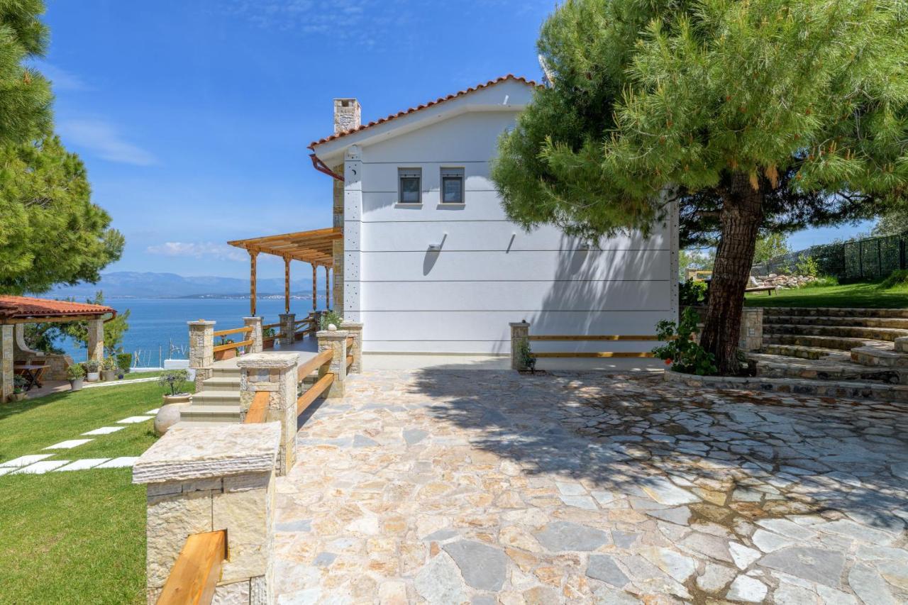 Crystal Beach Villa Chalkida Exterior foto