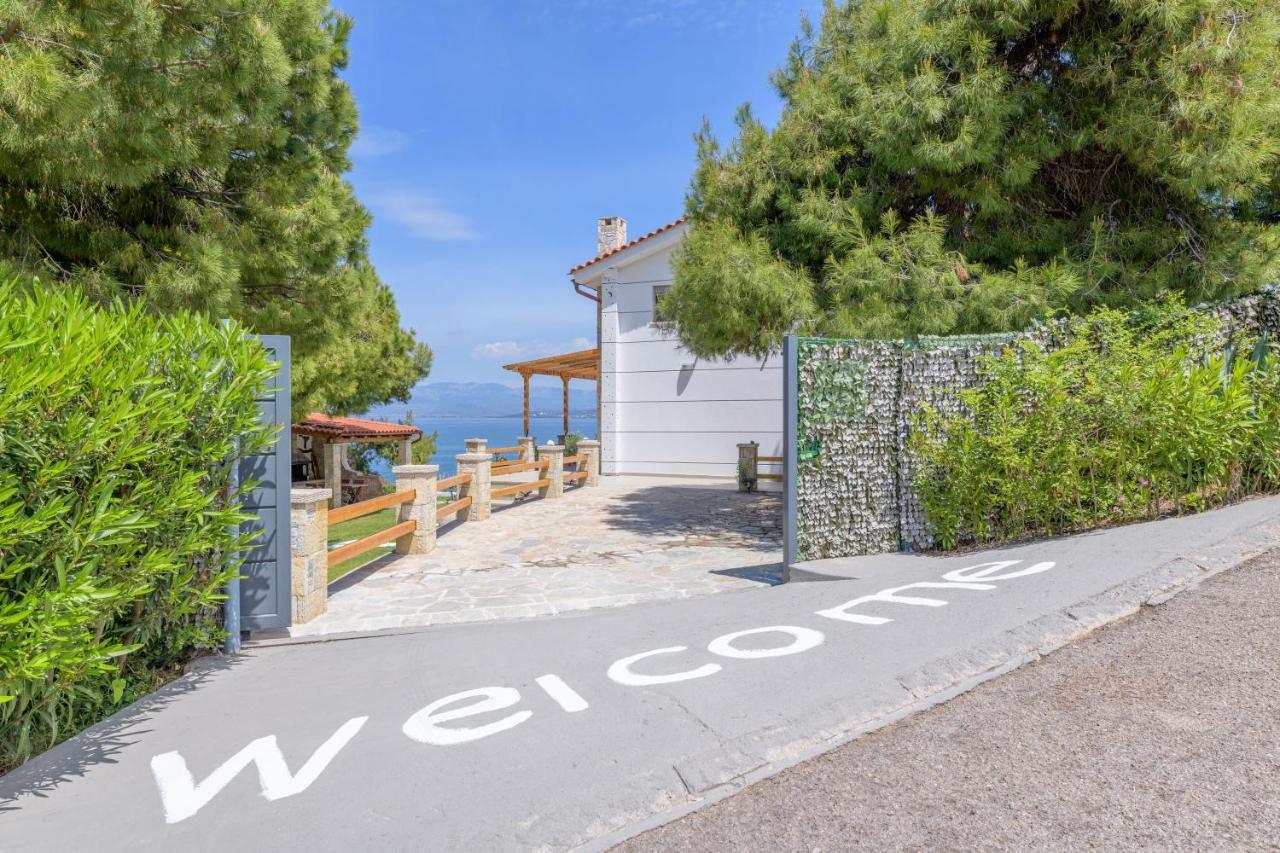 Crystal Beach Villa Chalkida Exterior foto