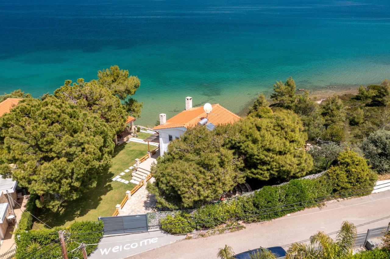 Crystal Beach Villa Chalkida Exterior foto