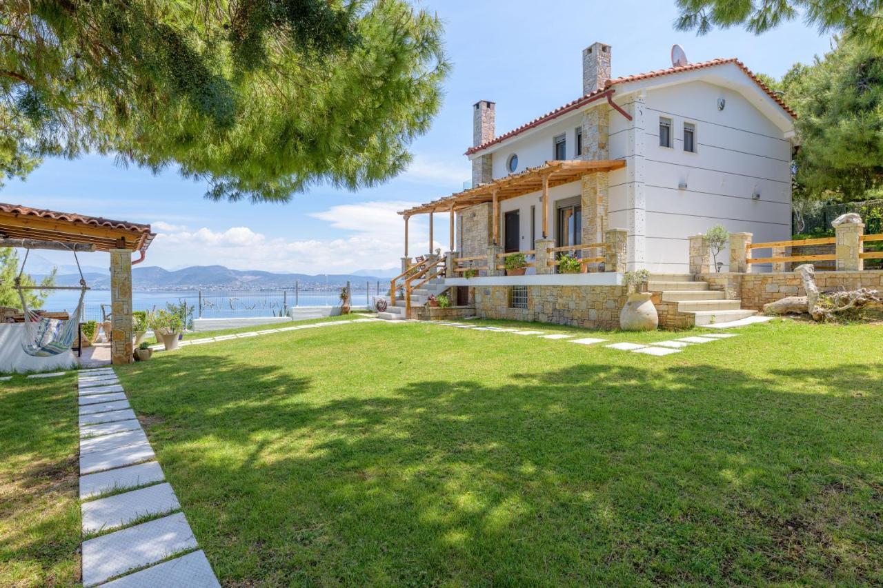 Crystal Beach Villa Chalkida Exterior foto