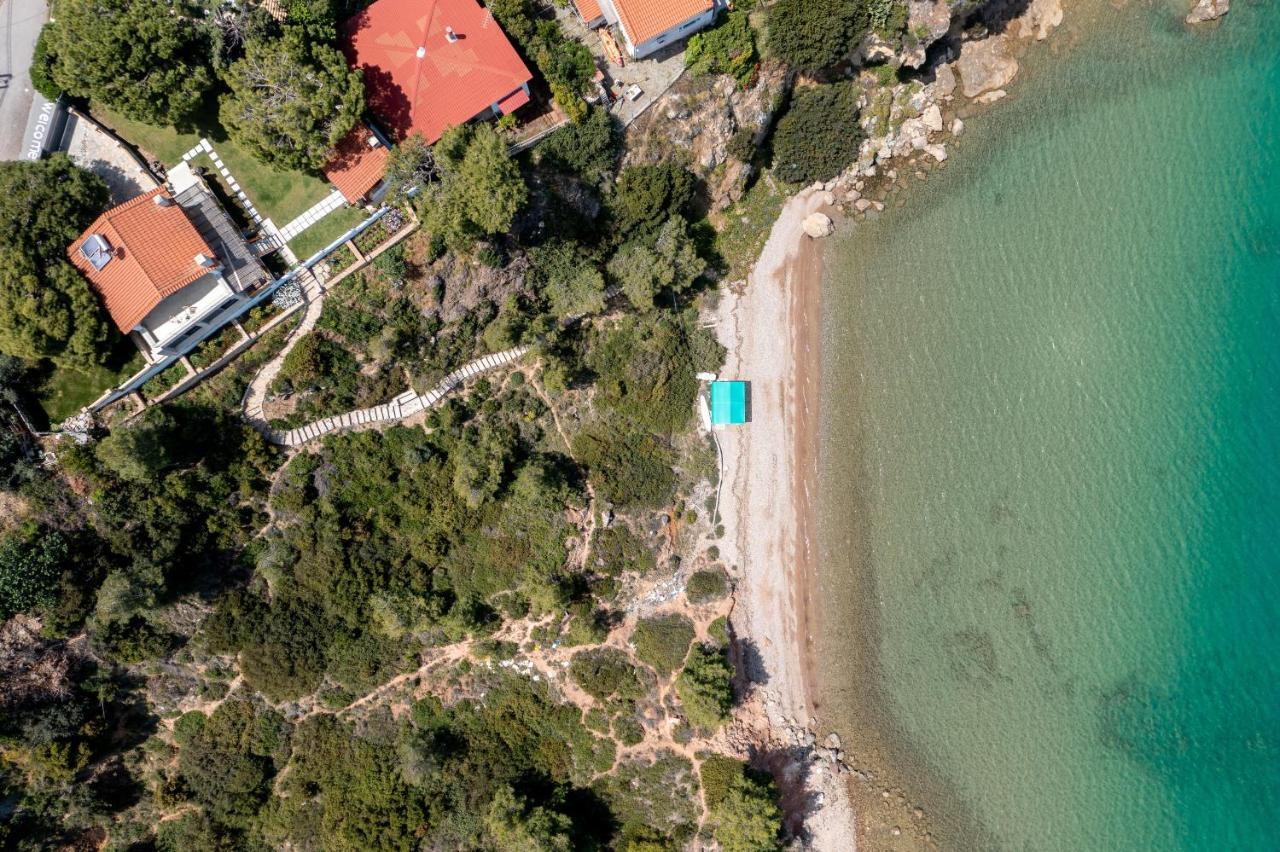 Crystal Beach Villa Chalkida Exterior foto