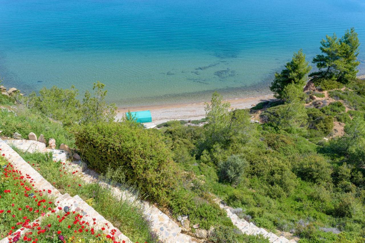 Crystal Beach Villa Chalkida Exterior foto